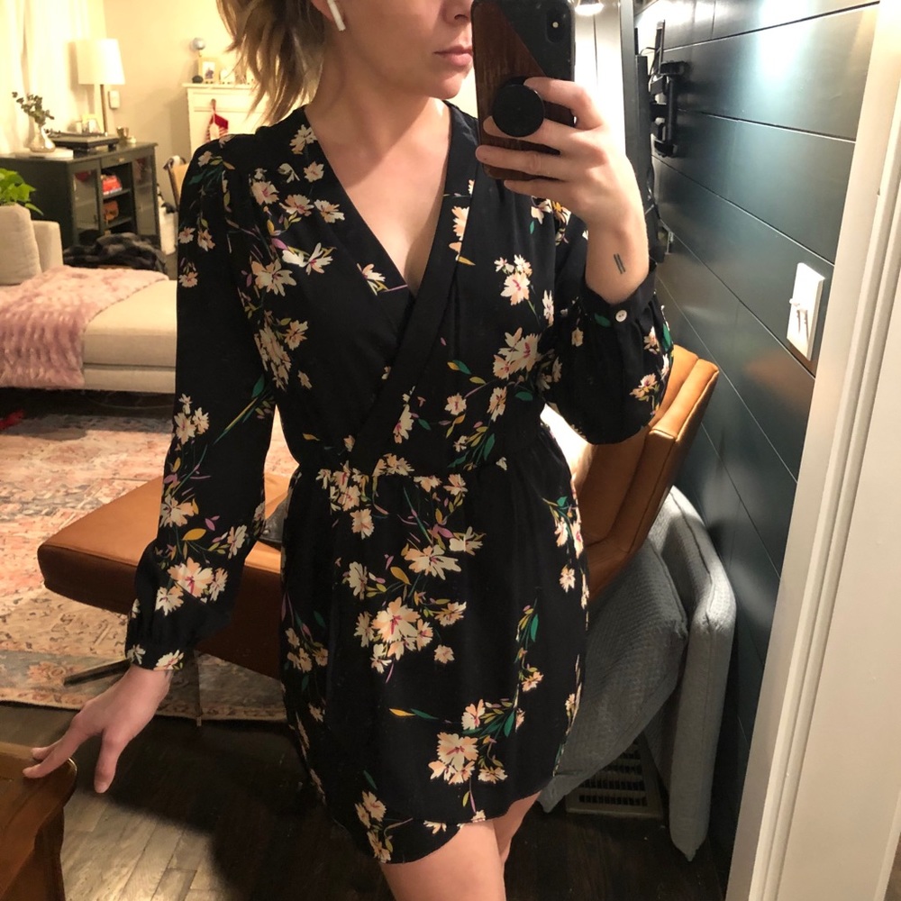 Honey Punch Long-Sleeve Dress